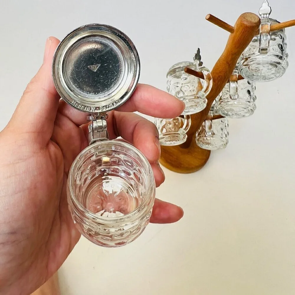 Vintage Rare finds Made in W.Germany mini shot Steins set